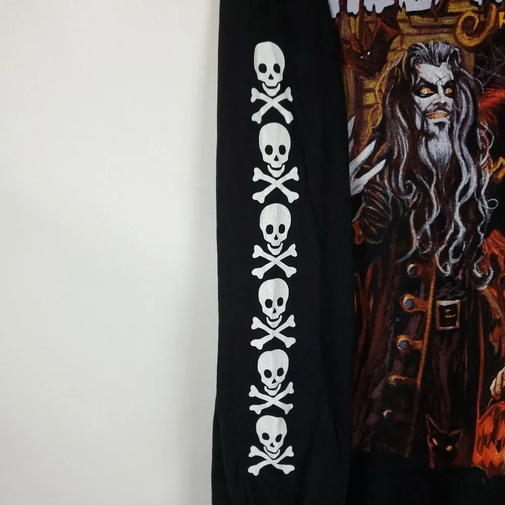 Vintage 1998 Rob Zombie Hellbilly‎ Deluxe Longsleeve Shirt Black XL XLarge